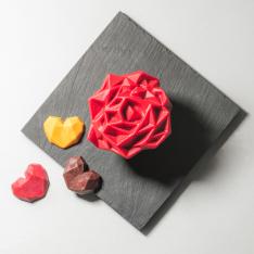 チョコスカルプチャー　ジュエル　ローズ