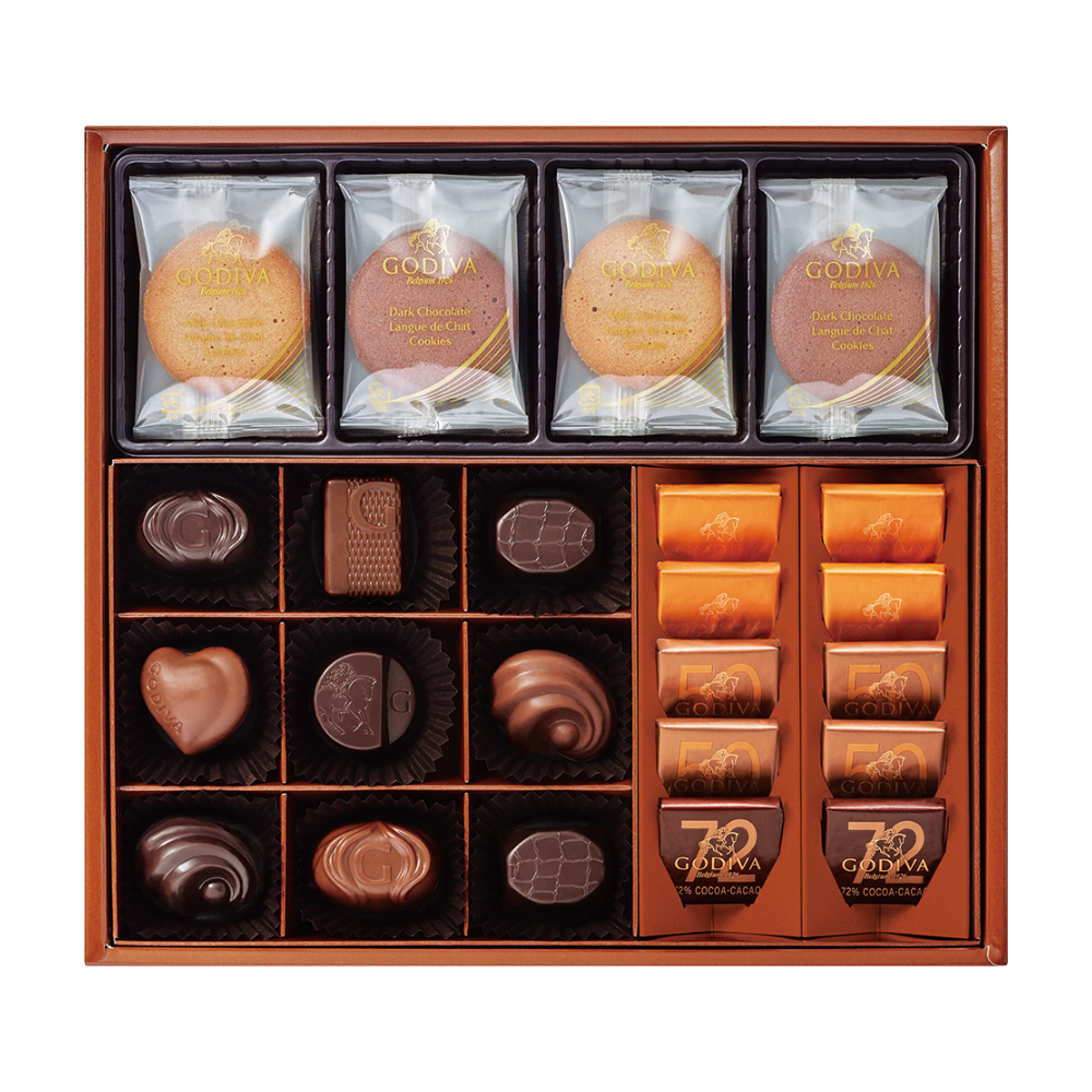 〈ゴディバ〉チョコレート＆クッキー　アソートメント