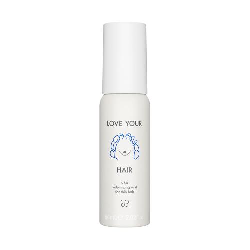 uka LOVE YOUR PECHANKO HAIR volumizing mist for thin hair