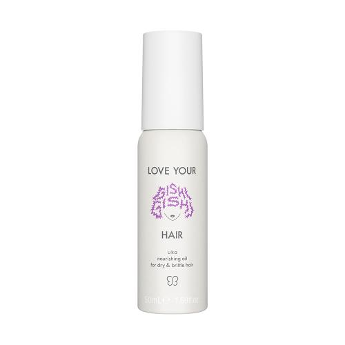 uka LOVE YOUR GISHIGISHI HAIR nourishing oil for dry & brittle hair
