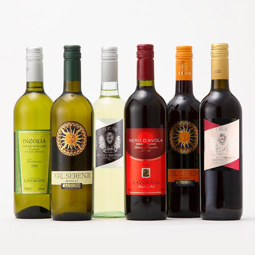 イタリア紅白ワイン飲み比べ6本セット