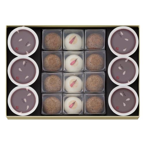本生羊羹 春味（6個）・たねや饅頭 さくら（4個）・たねや京饅頭（8個） 詰合せ