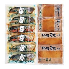 〈京粕漬魚久〉京粕漬と豚・鶏肉詰合せ