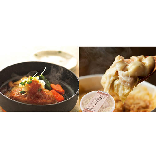 梅の花豆腐ハンバーグ＆湯葉グラタン