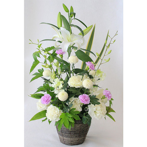 【生花(アレンジメント)】供花生花アレンジメントB(一基)