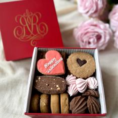 【バレンタインデー】バレンタイン　クッキー缶