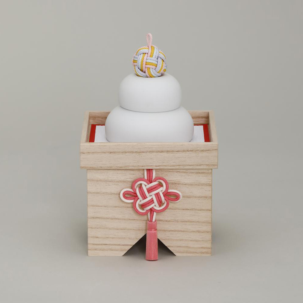 鏡餅　小　磁器白