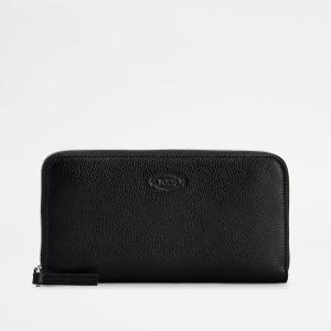送料・関税込【TOD'S】メタル レザー 二つ折り ウォレット org.jpg