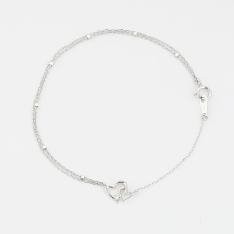 K10WG/K18WGダイヤチェーンブレスレット