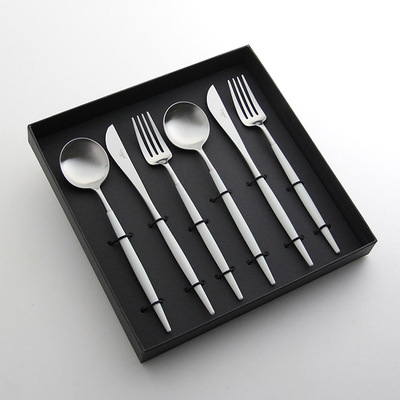 【新品未使用】Cutipol セット Cutipol｜［GOA］カトラリーギフトセット（ブラックシルバー