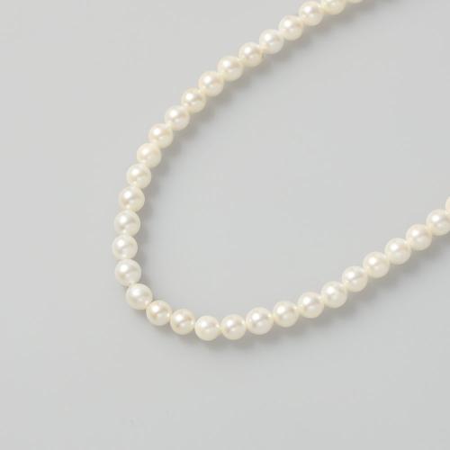 アコヤ真珠6.5mm珠ロングネックレス