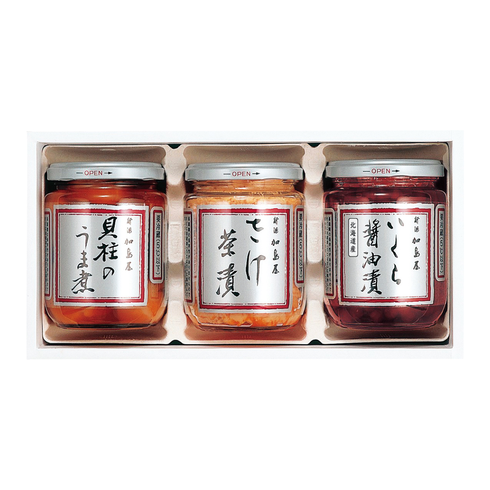 〈新潟・加島屋〉大瓶詰合せ