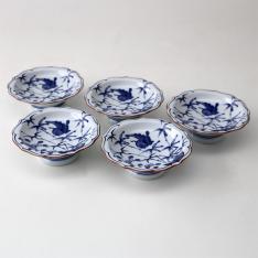 <波佐見焼>万葉一閑人 高台小皿揃