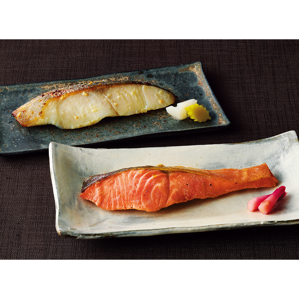 〈京料理・美濃吉〉料理屋の西京焼き・柚庵焼き詰合せ