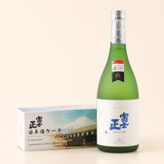 【父の日】純米大吟醸と日本酒ケーキセット