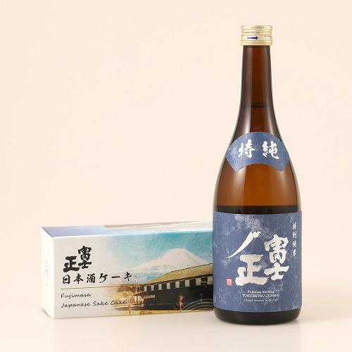 【父の日】特別純米酒と日本酒ケーキセット