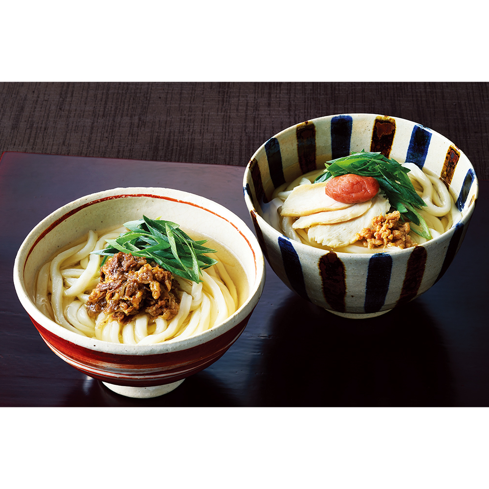 〈青柳〉料亭の個食うどん3種