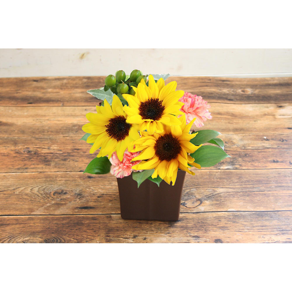 【父の日】ヒマワリのアレンジ