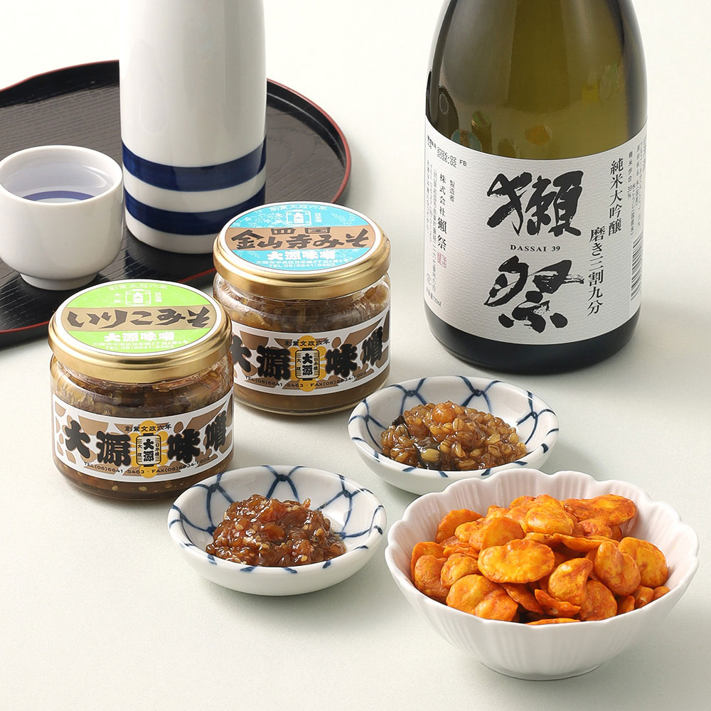 【父の日】獺祭磨き三割九分と味百選おすすめおつまみセット