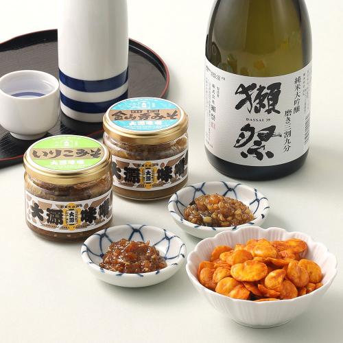 【父の日】獺祭磨き三割九分と味百選おすすめおつまみセット