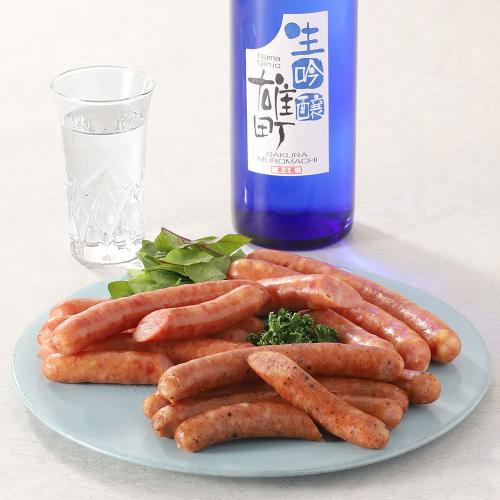 【父の日】雄町米吟醸生酒・ドイツの森自家製ソーセージセット