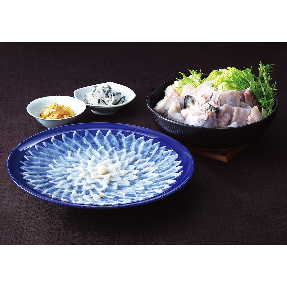 〈下関・春帆楼〉とらふく料理セット（とらふく松前付）4人前