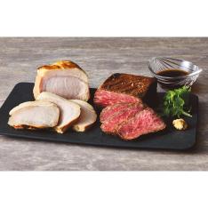 〈たいめいけん〉黒毛和牛ローストビーフと国産焼豚