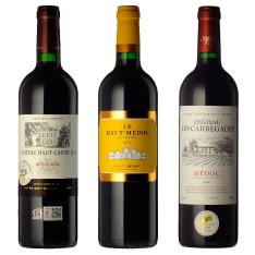 ボルドー メドック&オー・メドック飲み頃 赤ワイン3本セット