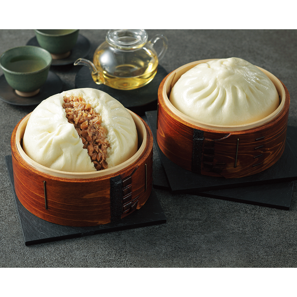 〈横浜中華街・華正樓〉肉まんセット
