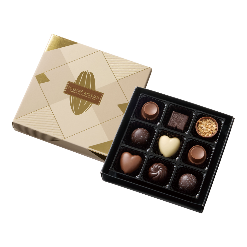 【バレンタインデー】キャラメルショコラ9個入