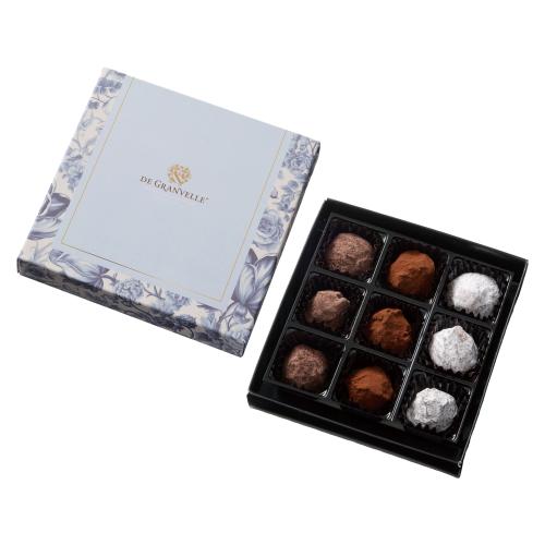 【バレンタインデー】＜デ・グランヴェル＞ベーシックトリュフ9個入