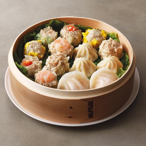 〈横浜中華街・重慶飯店〉汽笛 点心セット7種