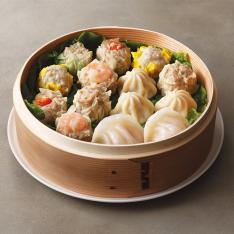〈横浜中華街・重慶飯店〉汽笛 点心セット7種