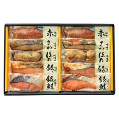 〈新潟 万越屋〉レンジで簡単調理焼魚詰合せ