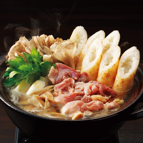 〈秋田〉比内地鶏きりたんぽ鍋