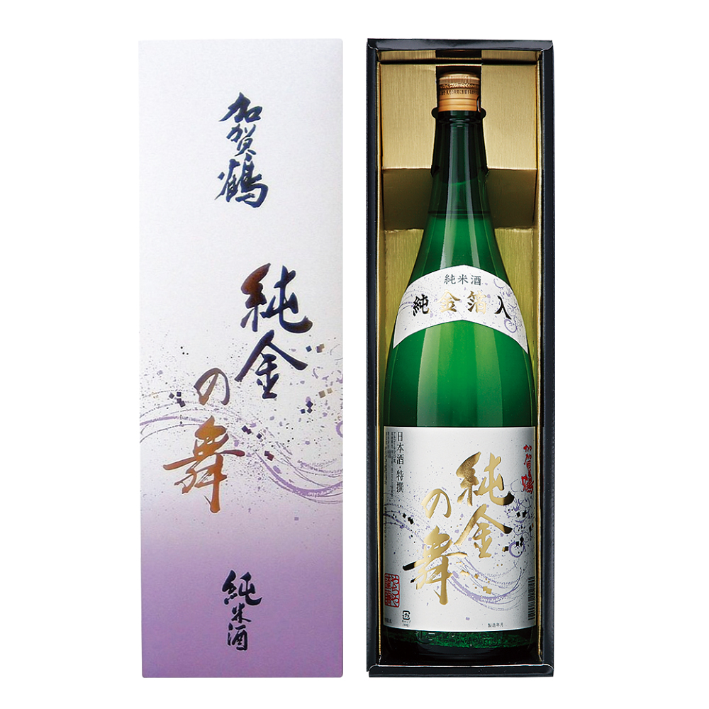〈加賀鶴〉特別純米「純金の舞」（金箔入）