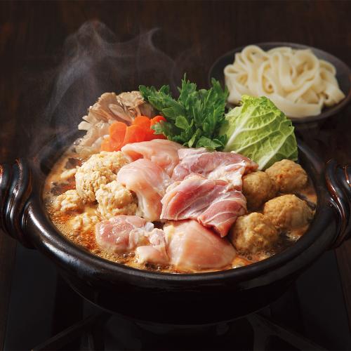 〈愛知・鶏三和〉三和の純鶏名古屋コーチン味噌鍋