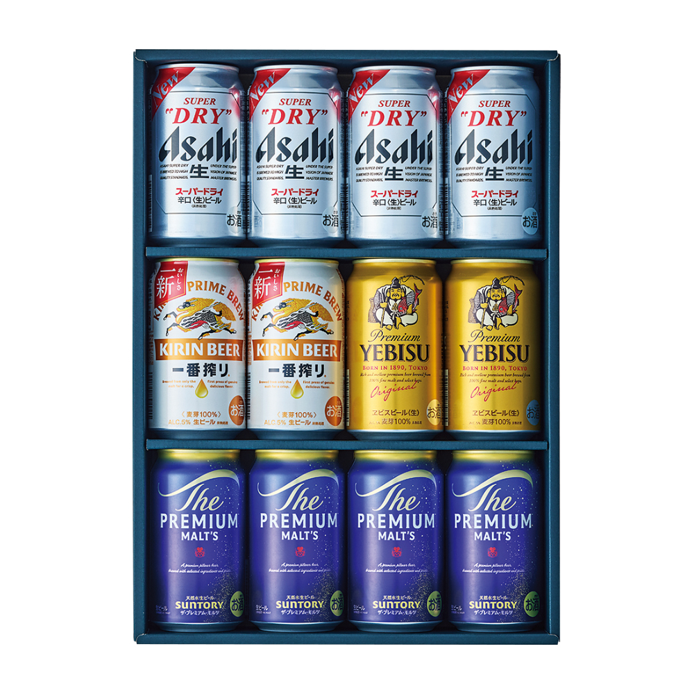 〈四大銘柄〉缶ビールセット