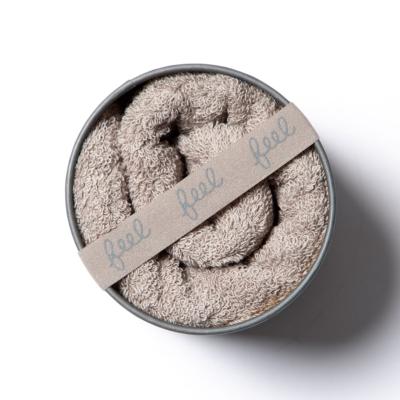 feel フェイスタオル ムーングレージュ