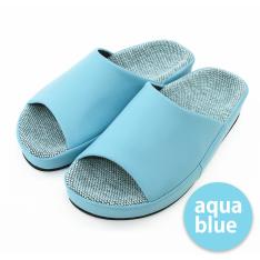 ＜フット快＞スリッパ アクアブルー　内寸24cm→内寸25cm