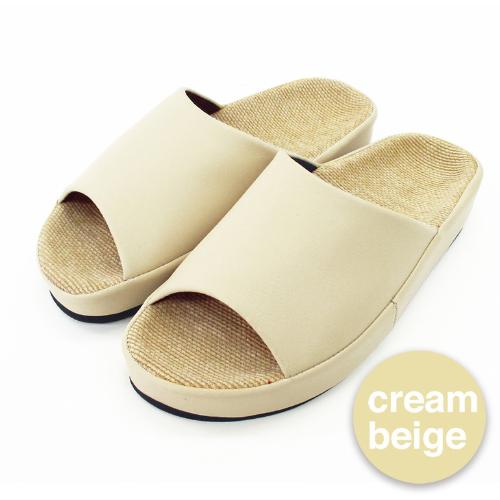 <フット快>スリッパ クリームベージュ 内寸26cm→内寸27cm