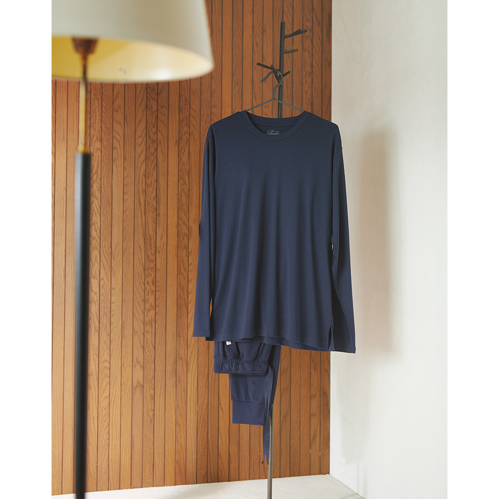 〈ReFa VITALWEAR〉モイストスムース　ロングスリーブプルオーバー＆ジョガーパンツ／メンズ