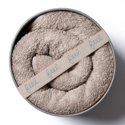 未使用品】育てるタオル バスタオル2枚組 クリーム 未使用品】育てるタオル