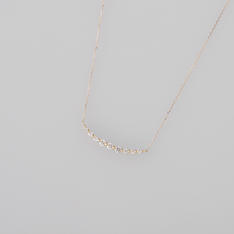 K18YG 0.3ctダイヤモンドペンダント