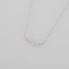 K18PG 0.3ctダイヤモンドペンダント