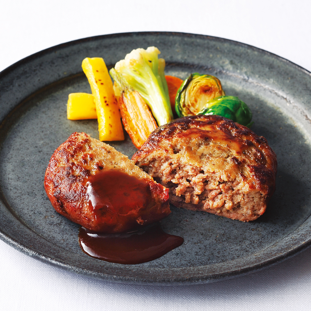 〈岩手ファーマーズミート〉小形牧場牛ハンバーグステーキ