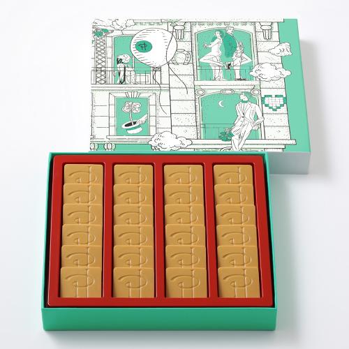 【バレンタインデー】キャレ ショコラ ブロン ア ラ フルール ド セル