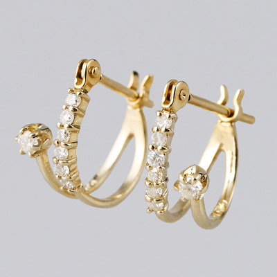 セール】 グラデーションバーピアス （ピアス・イヤリング