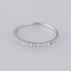 WG0.2ct ダイヤモンドリング
