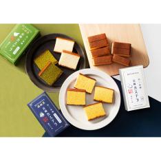 【敬老の日】和三盆糖入 長崎レトロカステラ詰合せ3本A(トラディショナル・白・抹茶)